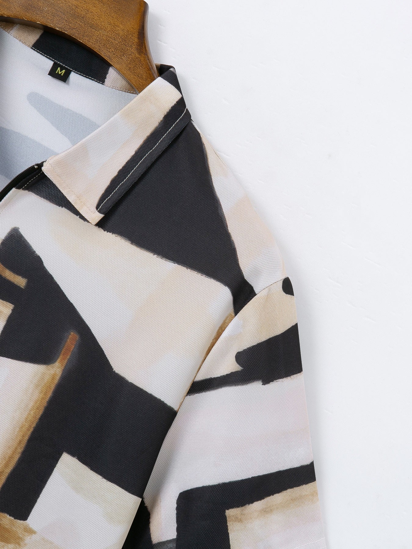 Mens 3D Digital Print Short-Sleeve Shirt