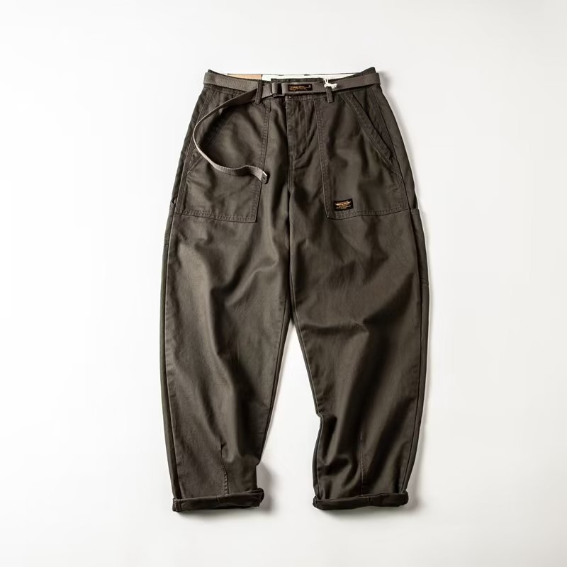 Retro Loose Straight-leg Casual Pants Size: M - 4XL