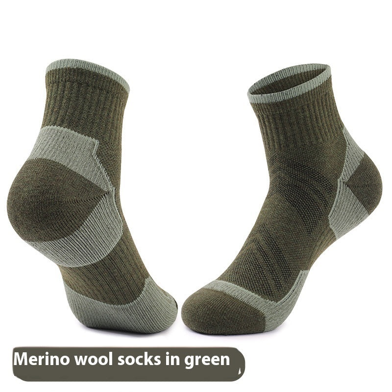 Men's Socks Wool Outdoor Non-slip Wear-resistant Sweat-absorbent Breathable