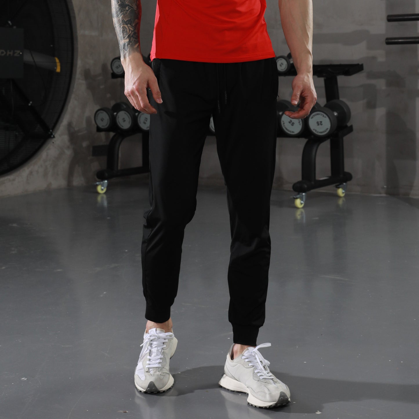 Ice Silk Leggings Men's Sports Pants Thin Trendy Size: M - 4XL