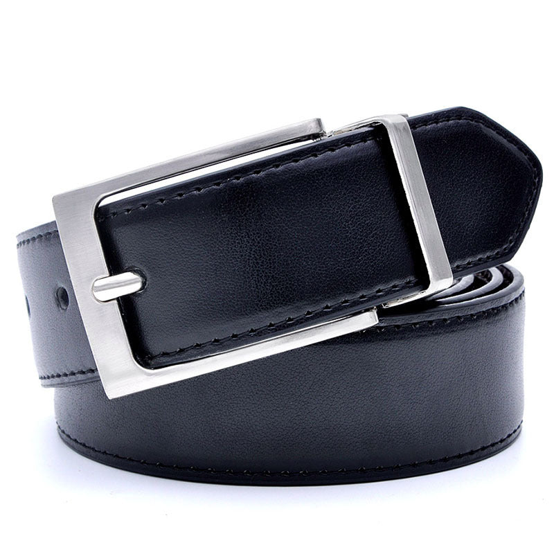 Men's Fashion Casual Rotating Pin Buckle Belt, Size 100cm-130cm