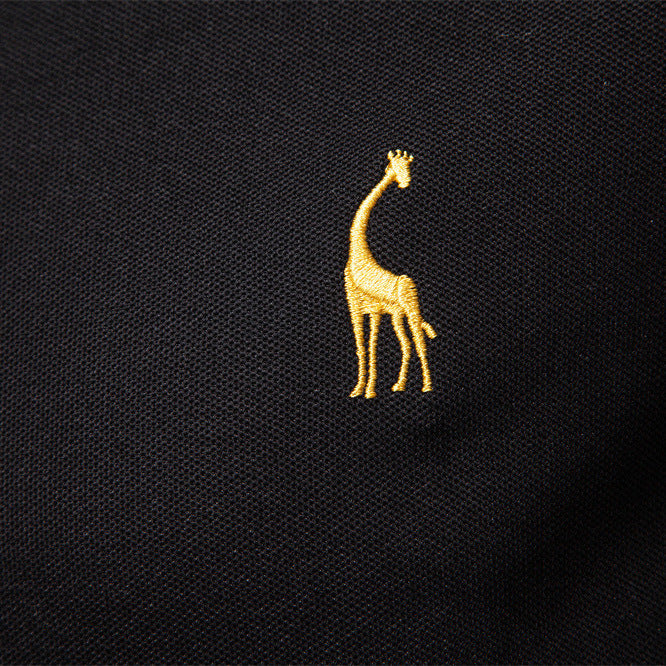 Lapel Casual Solid Color Polo Shirt Size: S,M,L,XL,XXL