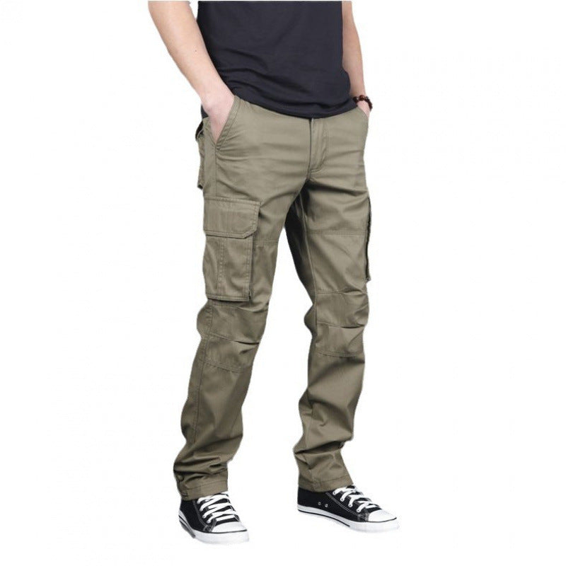 Men's Multi-pocket Cotton Cargo Pants Size: M - 5XL