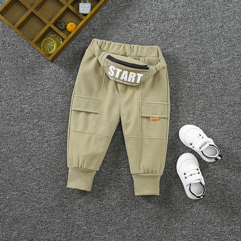 Boy's Western Style Casual Pants Children's Workwear