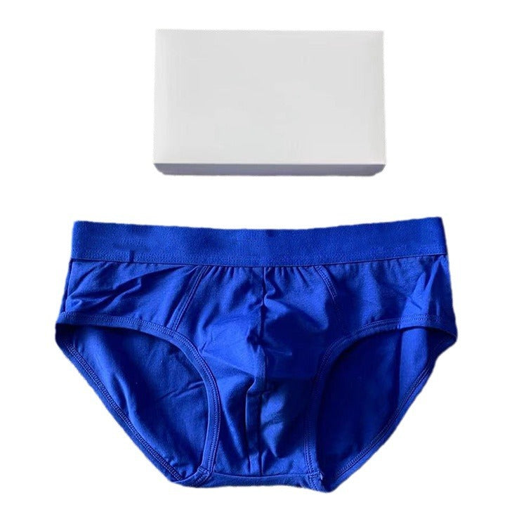 Men's Cotton Boxer Briefs Plus-Size Breathable Underwear For Sports