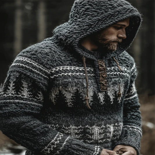 Men's 3D Digital Printed Loose Hooded Winter Sweatshirt Cardigan Jacket Size: XS - 5XL