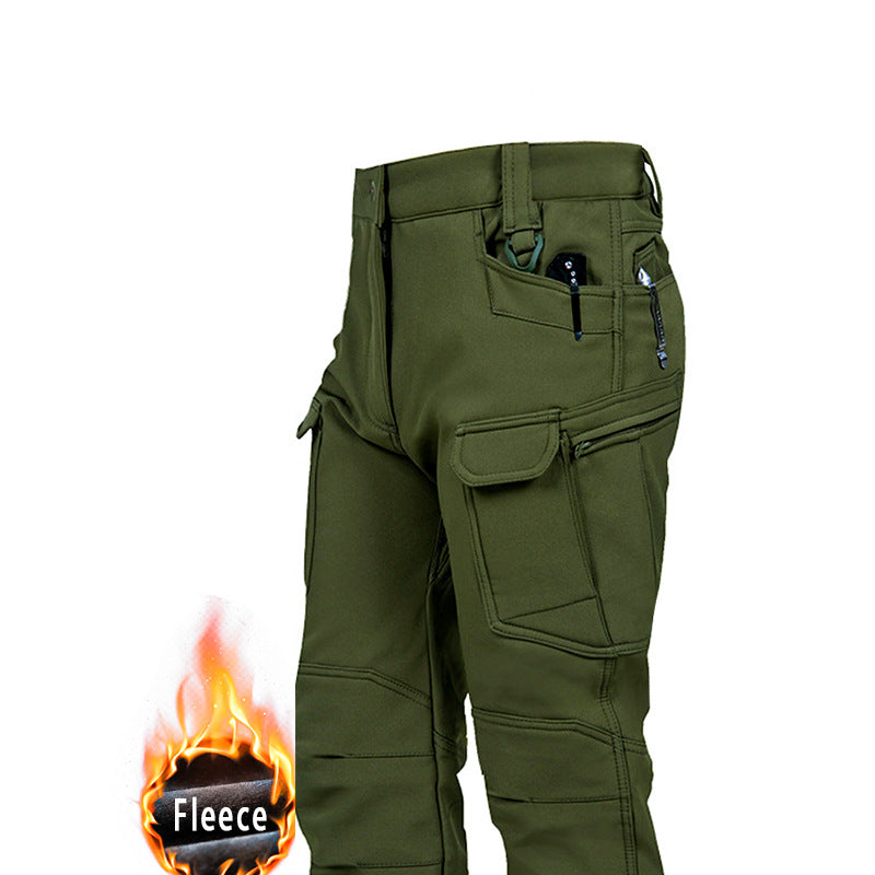 Fleece-lined Warm Casual Ultra-thick Hiking Pant Winter, Size: S - 4XL