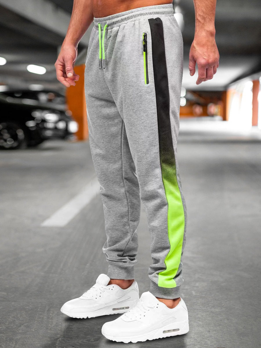 Gradient Color Sports Men Casual Running Trousers Size S - XXL