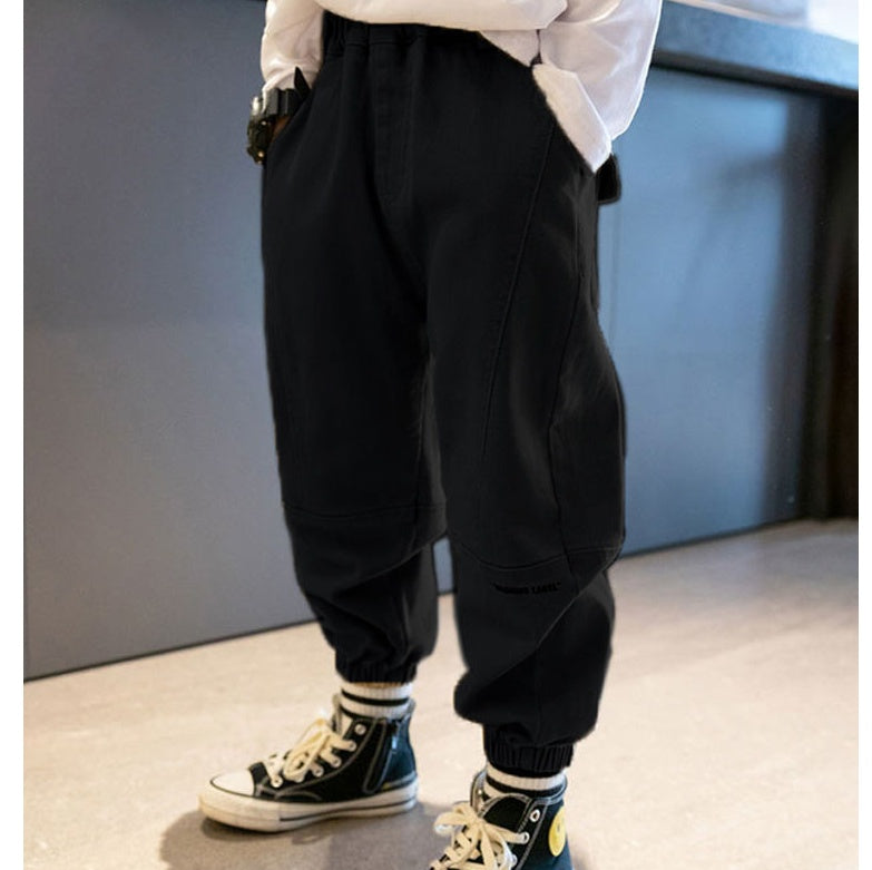 Boys' Middle And Older Children's Overalls Trousers