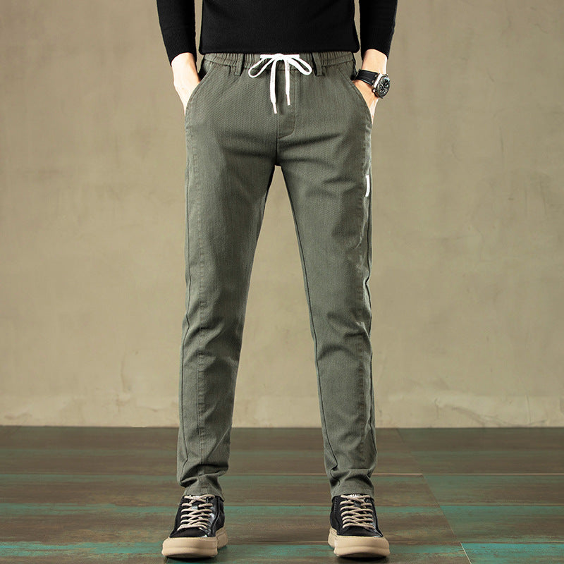 Loose Straight Casual Pants Stretch Sports Trousers