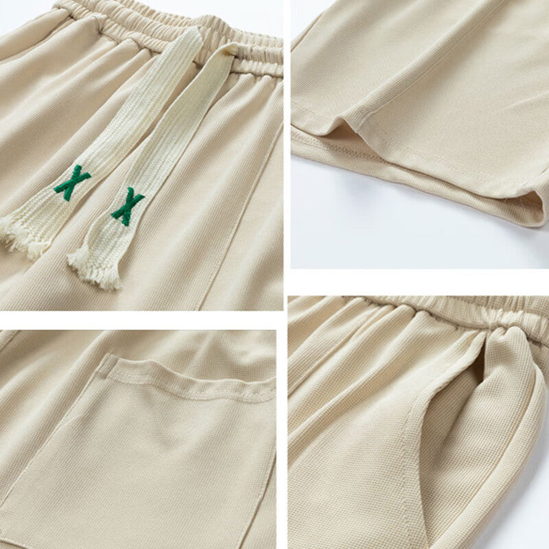 Sports Suit Men's Short-sleeved Thin Lapels T-shirt Shorts Running Leisure Two-piece Set Size M - 4XL