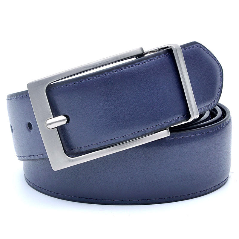 Men's Fashion Casual Rotating Pin Buckle Belt, Size 100cm-130cm