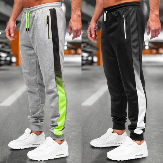 Gradient Color Sports Men Casual Running Trousers Size S - XXL