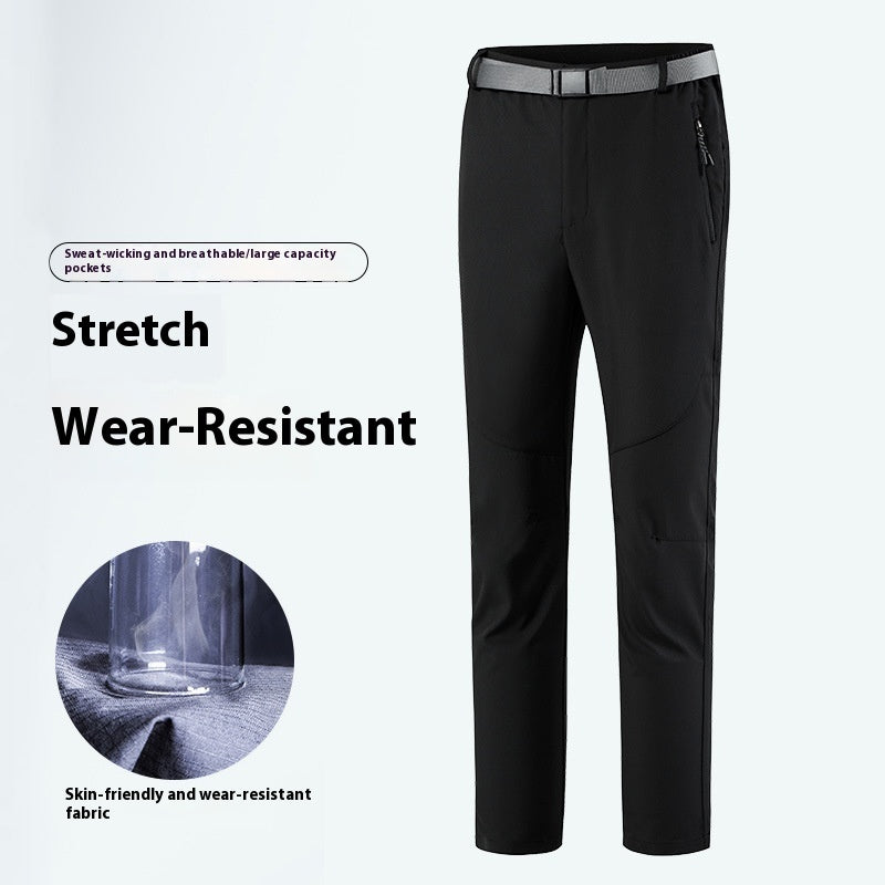 High Elastic Quick-drying Outdoor Climbing Pants Elastic Size: L - 6XL