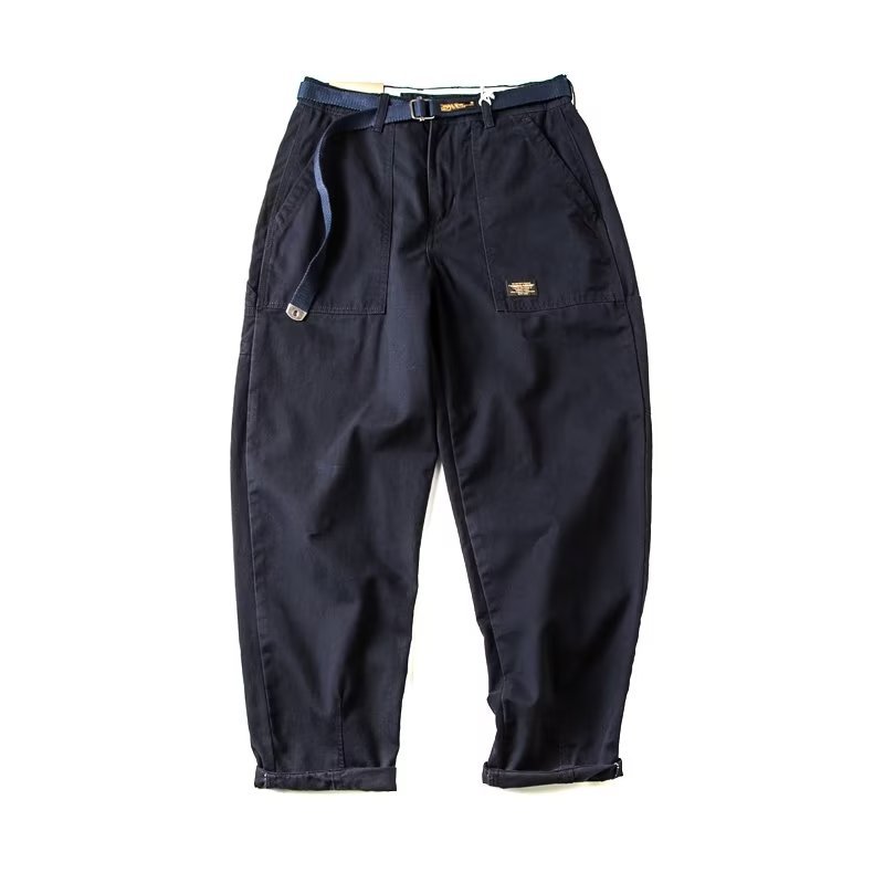 Retro Loose Straight-leg Casual Pants Size: M - 4XL
